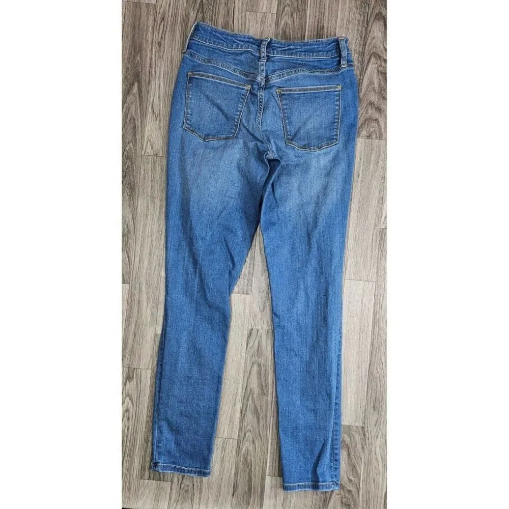 Universal Thread Womens Size 4 / 27 High Rise Skinny Distressed Denim Blue Jeans